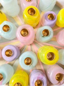 glass blow lysestage