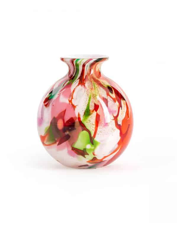remix by sofie, mundblæst vase, vase opalglas, vase til grene