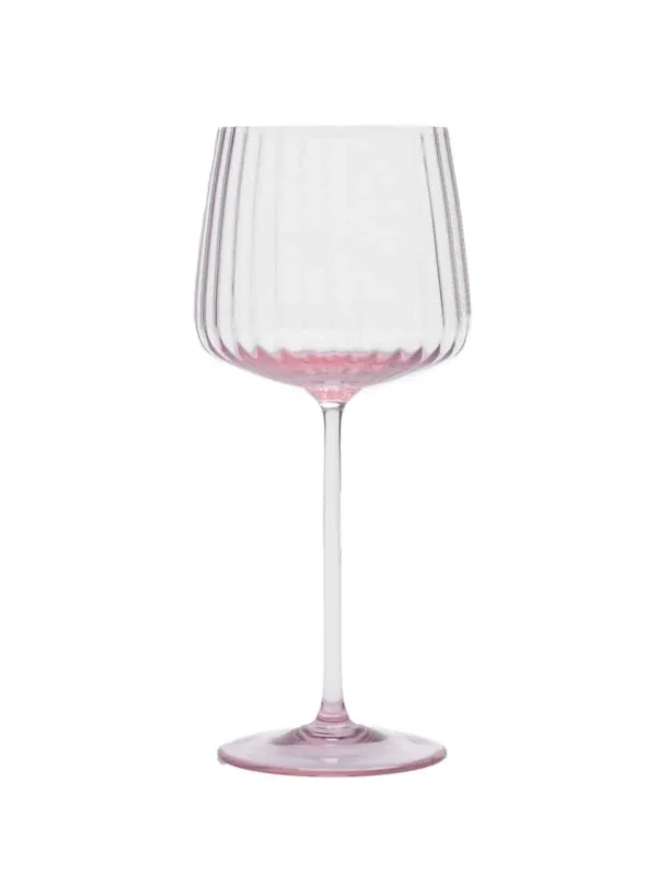 lyon vinglas, lyserød vinglas, bordækning, mundblæst glas, handblown wineglass, bordækning, glas