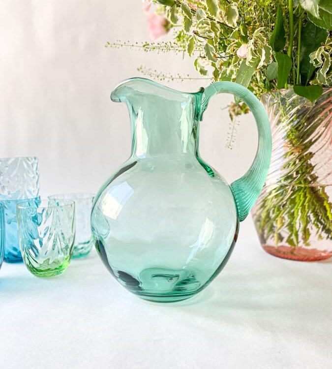 swirlkande, kande med swirl, beryl, anna von lipa, swirl kande, glas kande, mundblæst kande, glaskande, anna von lipa glas, anna von lipa forhandler, remix by sofie