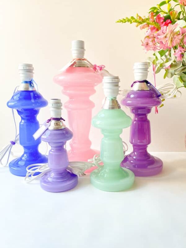 pink rose lampe, bordlampe, lampe, opallampe, lampe i opalglas. boligindretning, remix by sofie