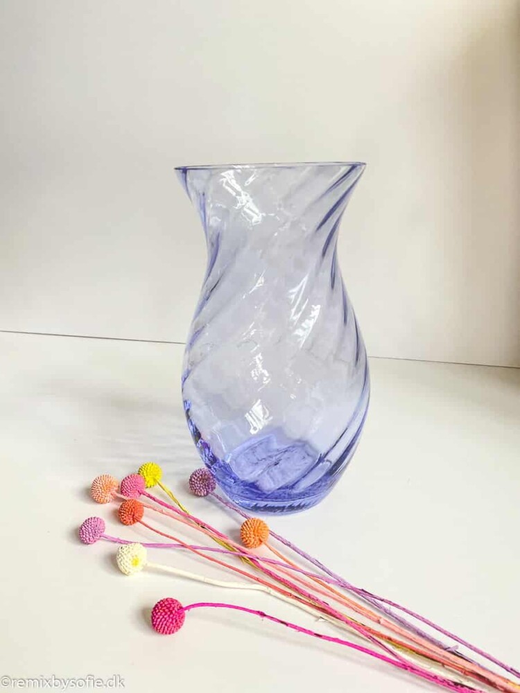 anna von lipa oslo swirl vase i syen lilla
