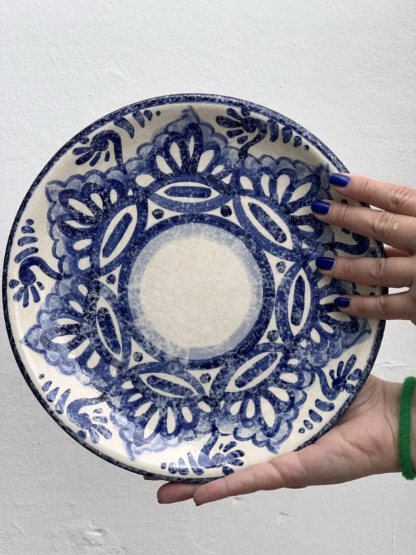 Pasta tallerken 23 cm - Andalusia blå