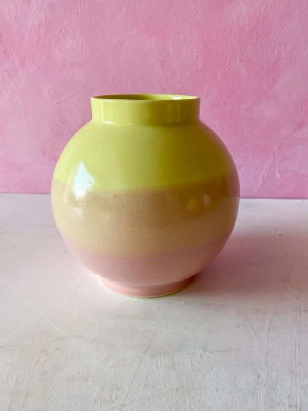lena pedersen keramik, keramik vase, keramik urtepotte , vase i keramik, vase i porcelensler, vase i indfarvetler, krystalglasur , vase, blomstervase, keramisk vase