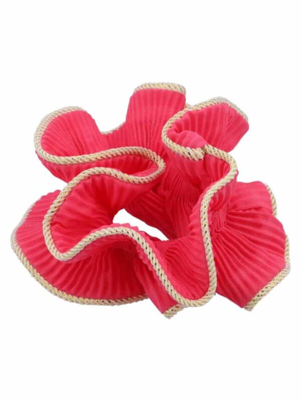 bow's by stær, scrunchie, lilje scrunchie, lilje, hårtilbehør, hårpynt, pink, pink scrunchie,