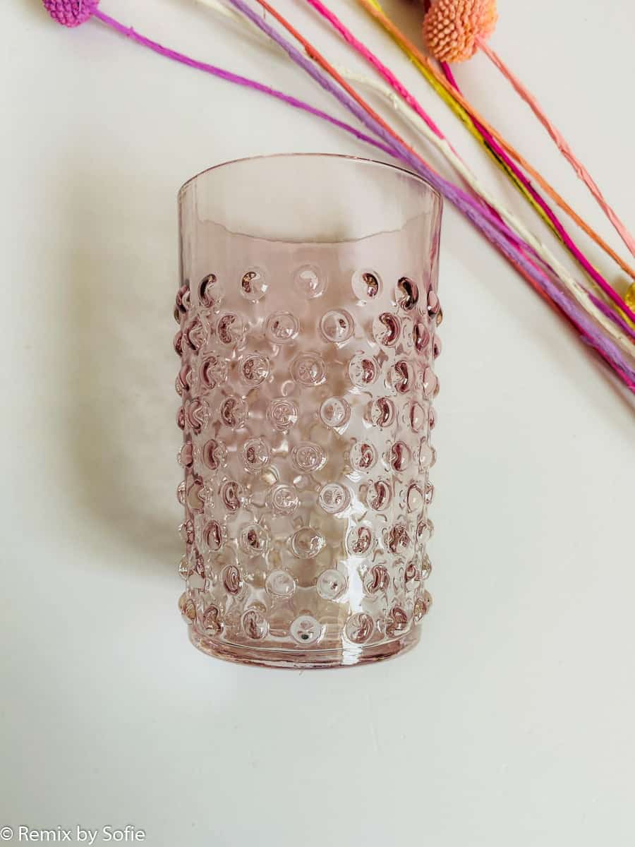 pindsvine glas i lys violet