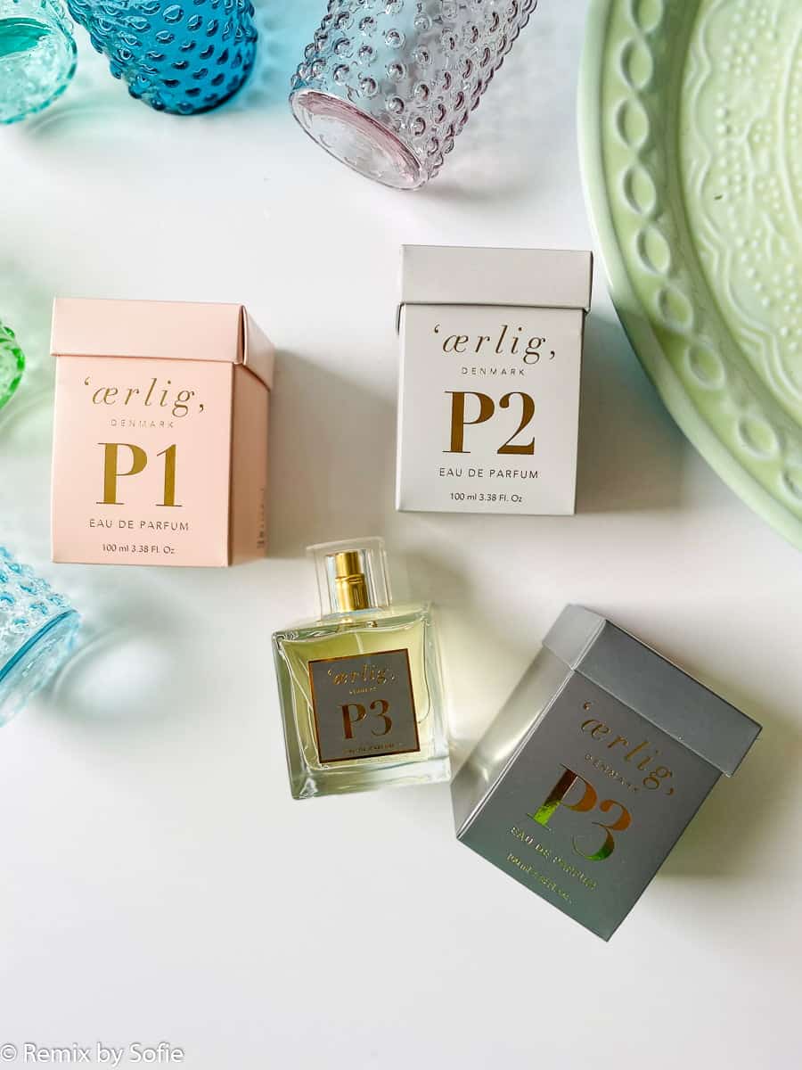 ærlig parfume p1 p2 p3
