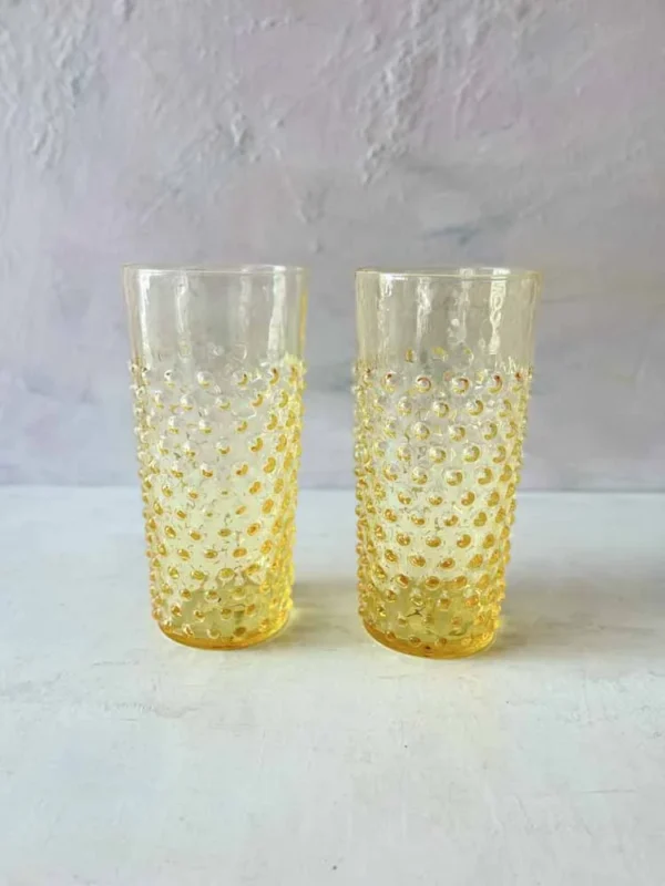 Pindsvine longdrink glas (400 ml) - Citron