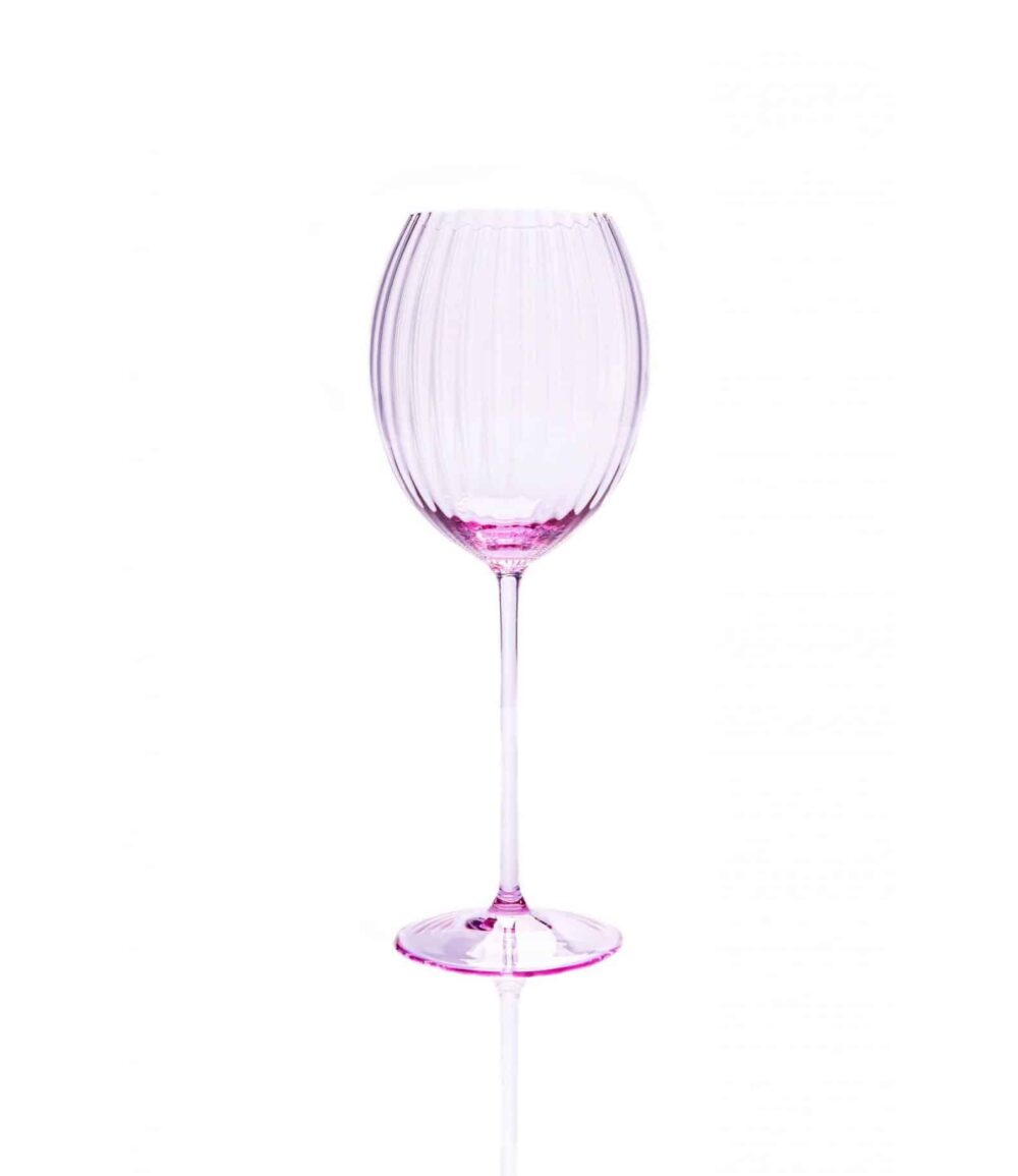 lyon ovalt vinglas, lyslilla vinglas, bordækning, mundblæst glas, handblown wineglass, bordækning, glas