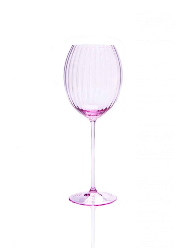 lyon ovalt vinglas, lyslilla vinglas, bordækning, mundblæst glas, handblown wineglass, bordækning, glas