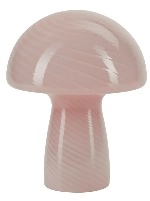 mushroom lampe, lampe mushroom bahne, lyserød musroom lampe, remix by sofie
