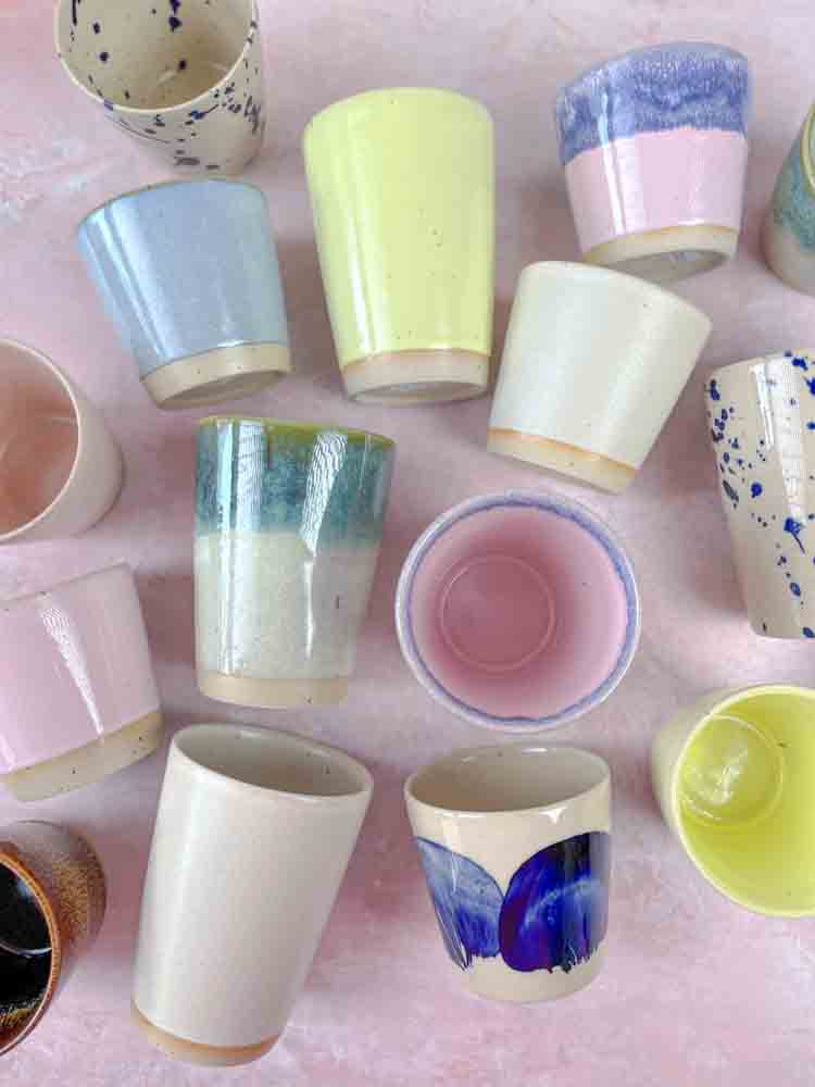 bornholms keramik fabrik, ø-cup, kop, kaffe kop, orginal ø-cup, remix by sofie, borddækning, tabelware