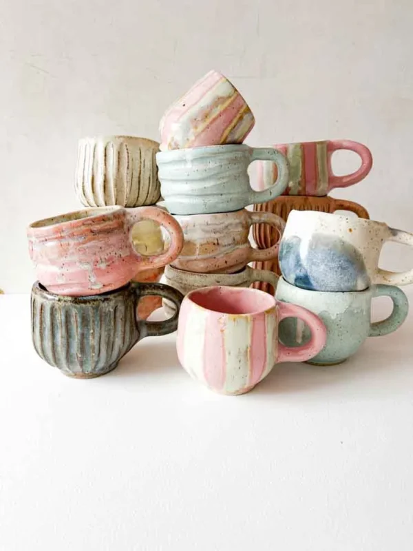 mia lindbirk, håndlavede kopper, keramik kop, kop, kop med hank, ceramiccups, handmade, made in denmark, design in denmark,