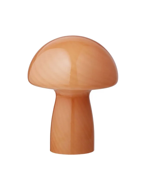 orange mushroom, mushroom lampe fra bahne,bordlampe, stor mushroom, lille mushroom