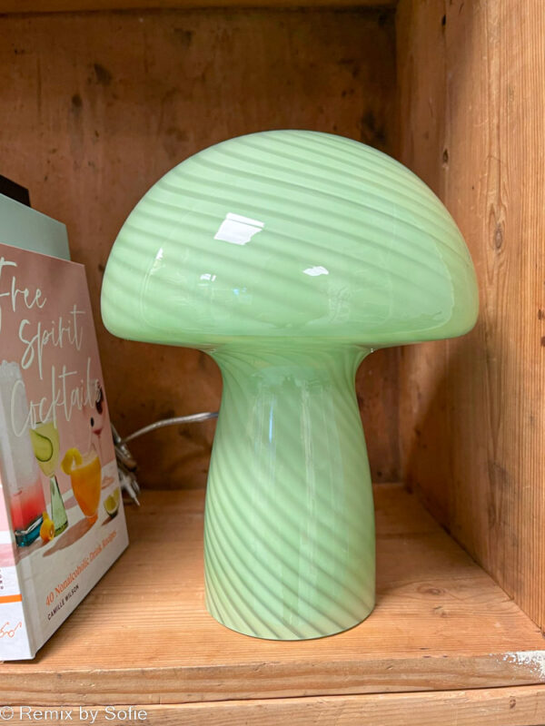 Lille mushroom bordlampe - grøn