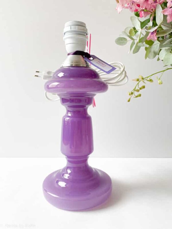 pink rose lampe, bordlampe, lampe, opallampe, lampe i opalglas. boligindretning, remix by sofie