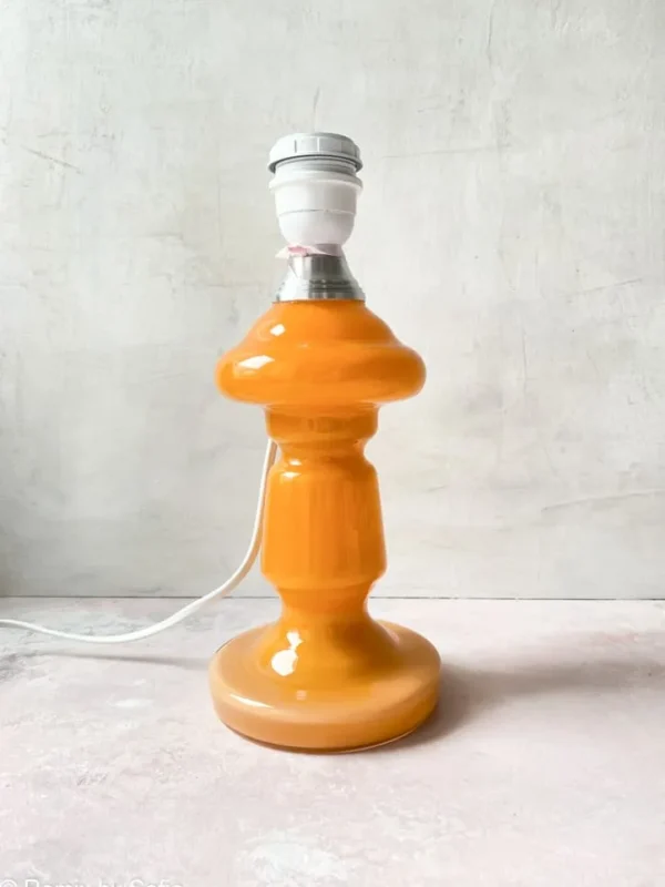 Bordlampe opalglas Petro 2 (29 cm) - støvet orange