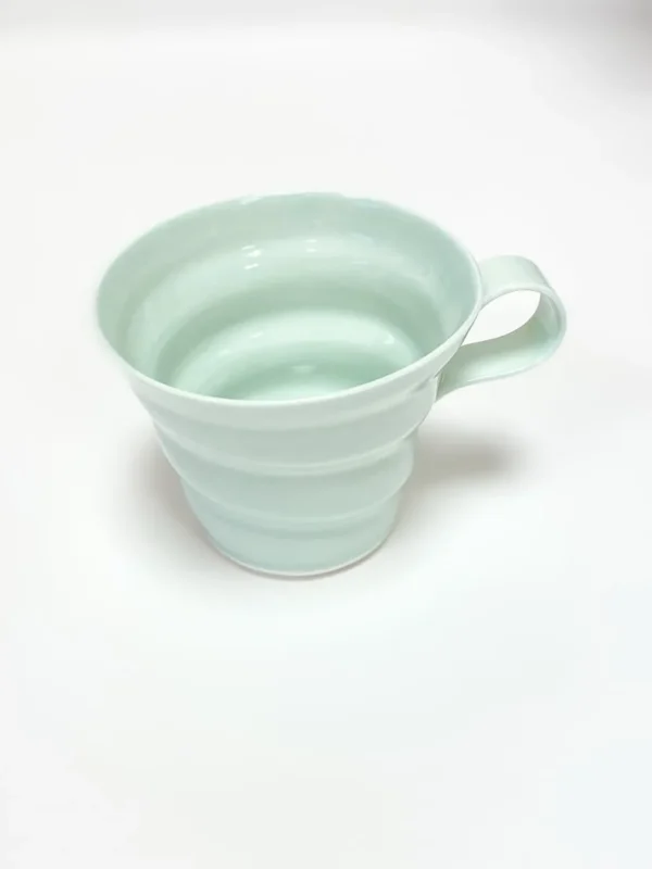 rikke maglesen keramik, porcelæns kop, kaffe kop, kop, pastelfarvet kop, kaffekop, tekop