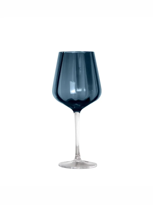 vinglas i blå, dansk design, vinglas, rødvinsglas, hvidvinsglas, specktrum, remix by sofie, mundblæst glas, borddækning, tableware