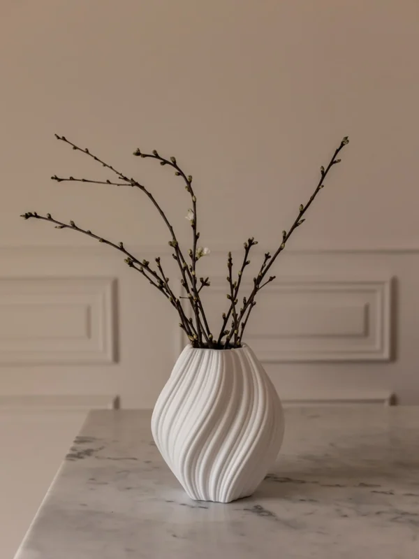 Keramik swirl vase 
