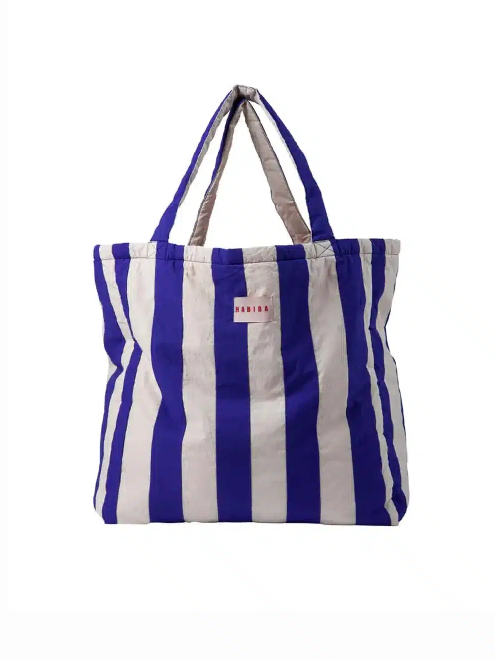 habiba totebag med striber