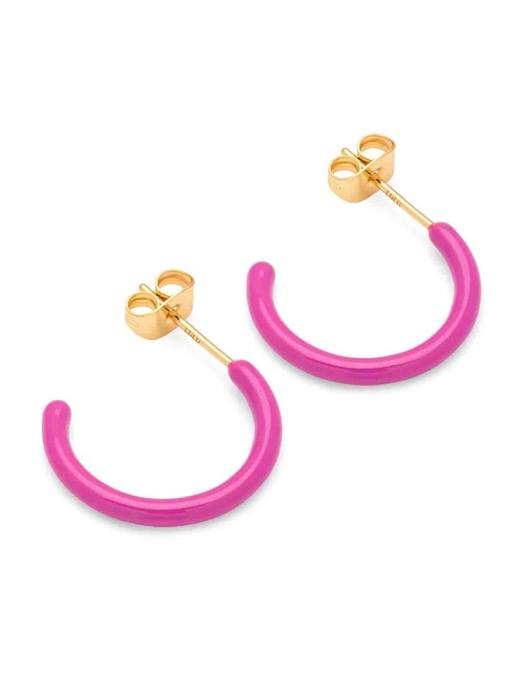 Øreringe - "Color Hoops" Medium - flere farver - Billede 13