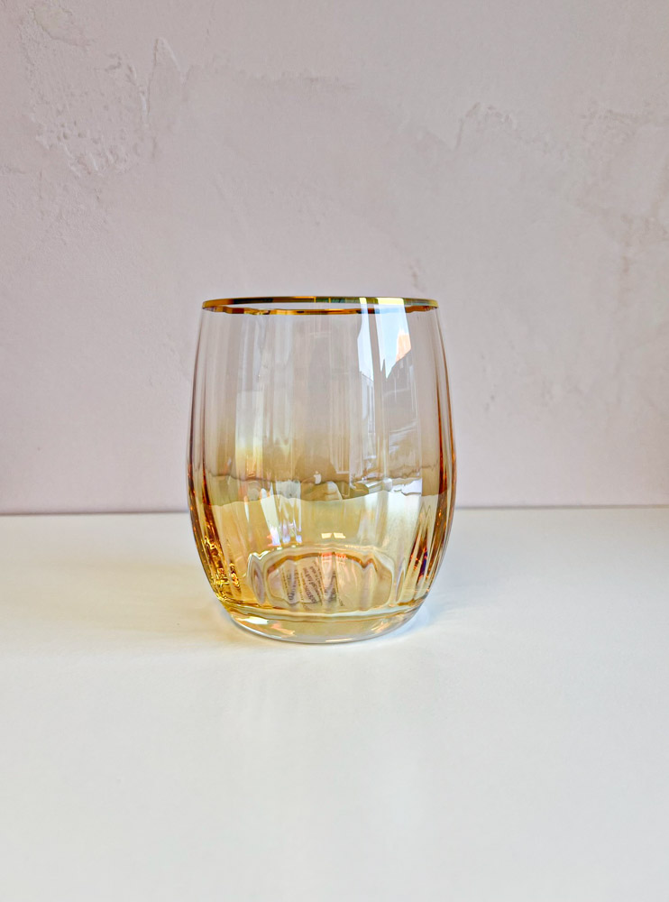 Vandglas med guldkant - Remix by Sofie