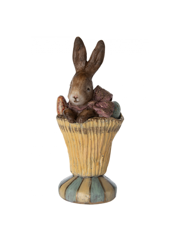 Håndmalet påskehare - Easter bunny nr. 14 (11 cm)