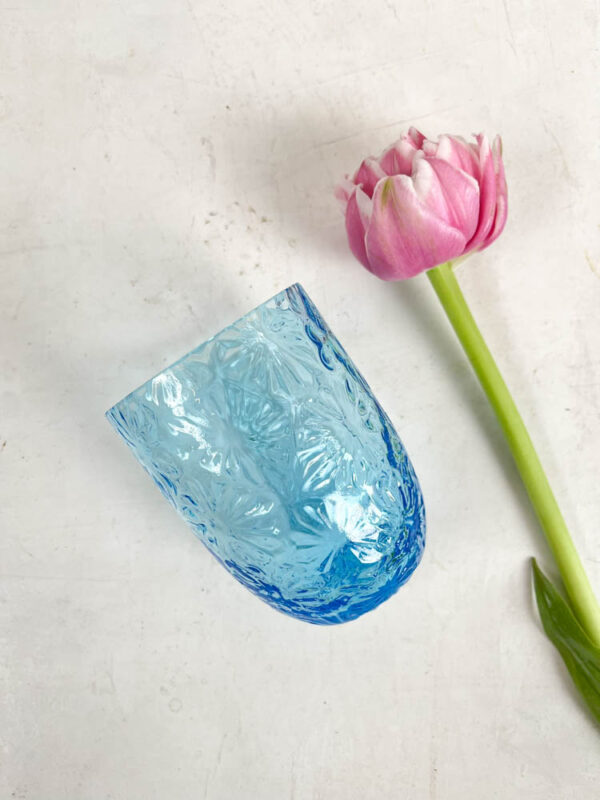 Flower glas - Azur