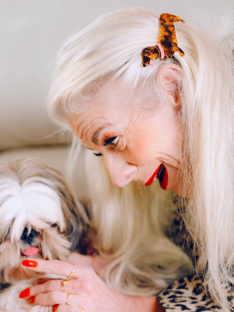 cou cou suzette hårspænde med gravhund