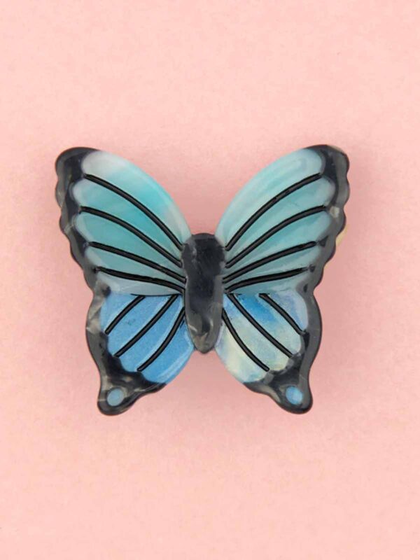 Hårspænde - Blå sommerfugl