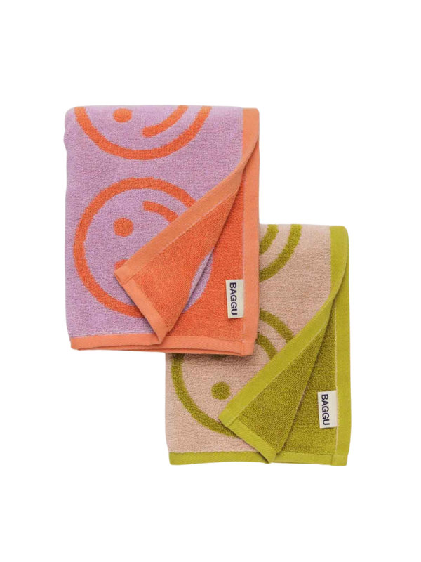 Gæstehåndklæder (2 stk) 50 x 76 cm - Flere Farver