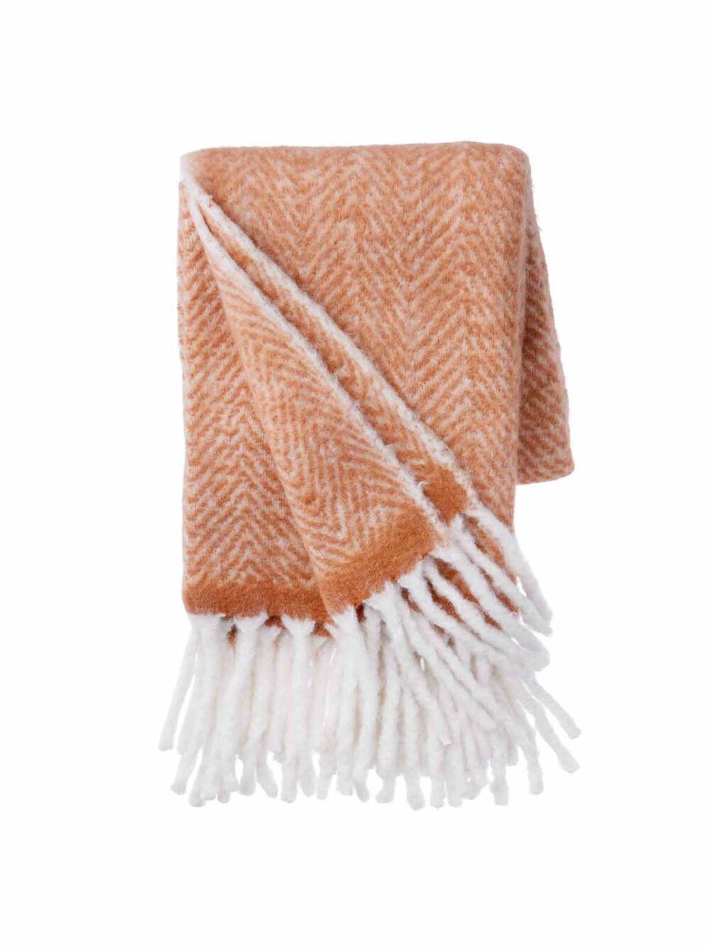 cozy living tæppe marthea throw terracotta