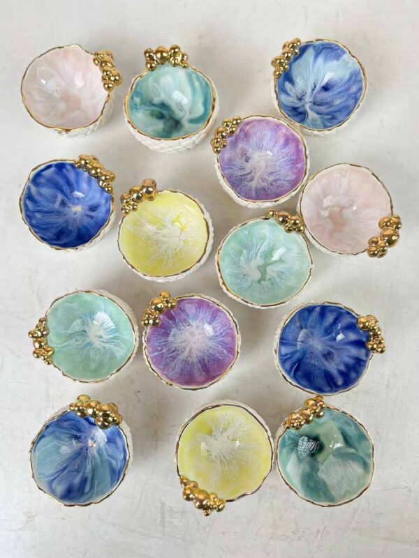 keramik by miabella smykkeskåle i keramik og mange flotte pastelfarver - kæmpe udvalg hos remix by sofie