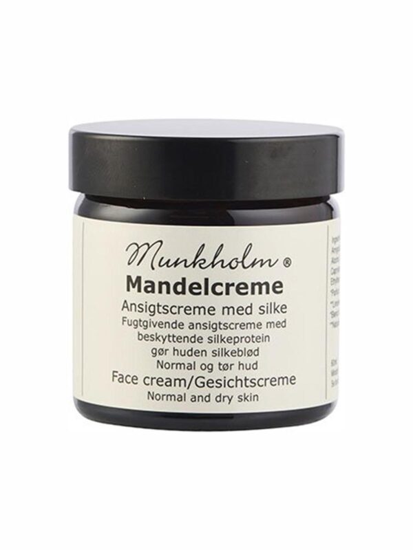 Ansigtscreme (Mandel) 60 ml - Normal og tør hud