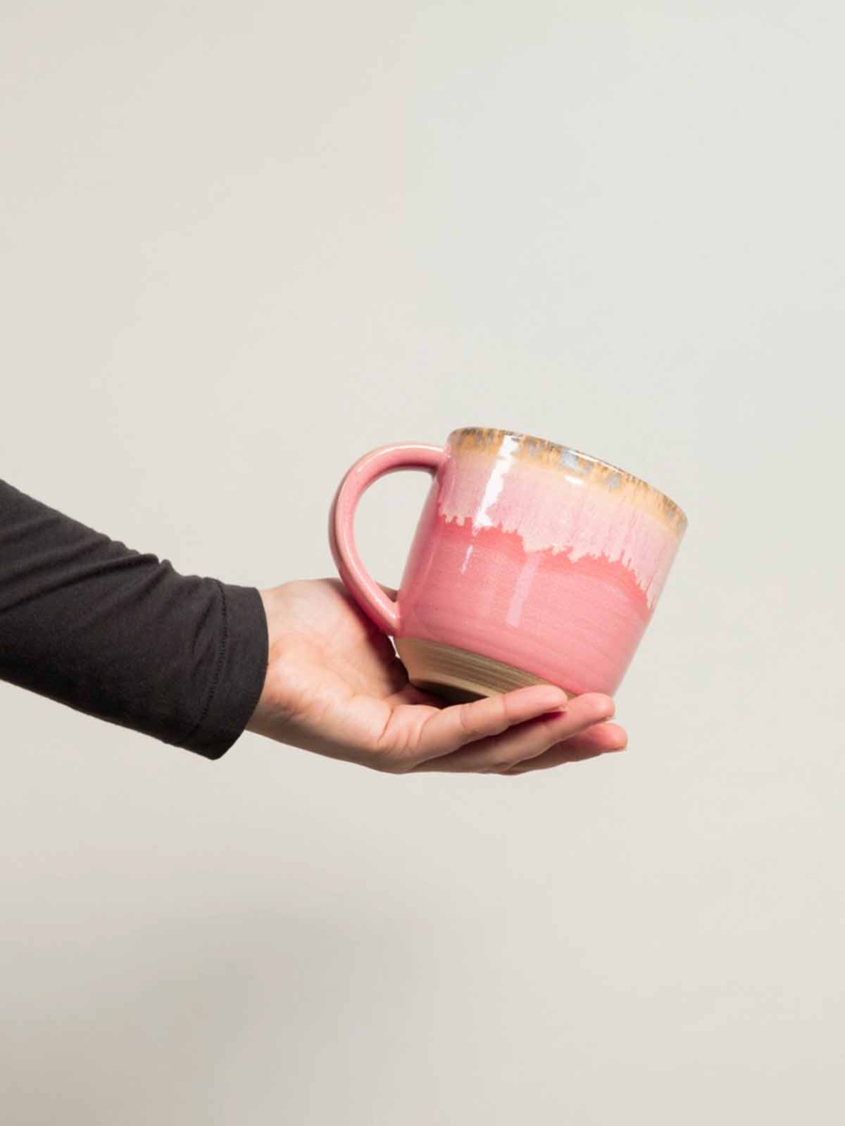 Alternative view of Stor kop med hank "Ginja" (500 ml) - Flere farver
