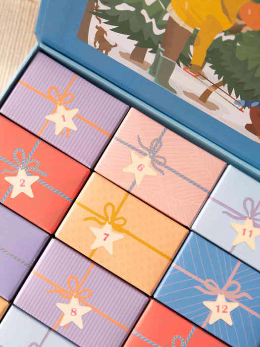 visse vasse CHRISTMAS TREES SNOW FLAKES - puzzle calendar 5_web