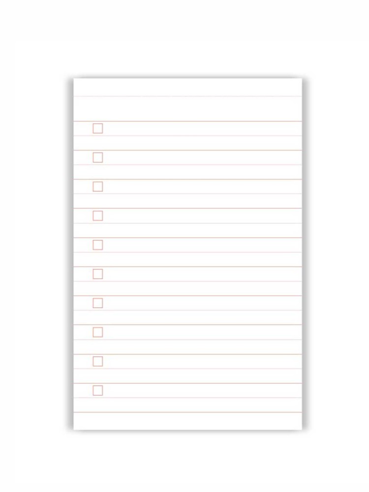 a jornal to do liste