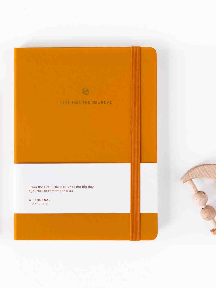 a jornal notesbøger, wedding journal, graviditets dagbog