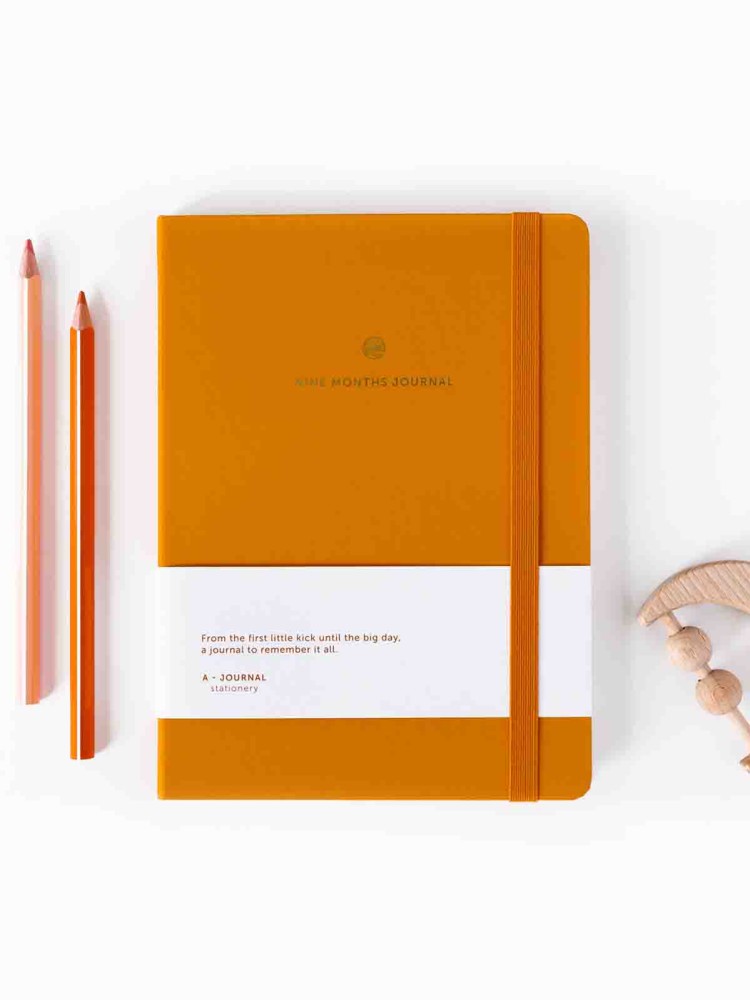 a jornal notesbøger, wedding journal, graviditets dagbog