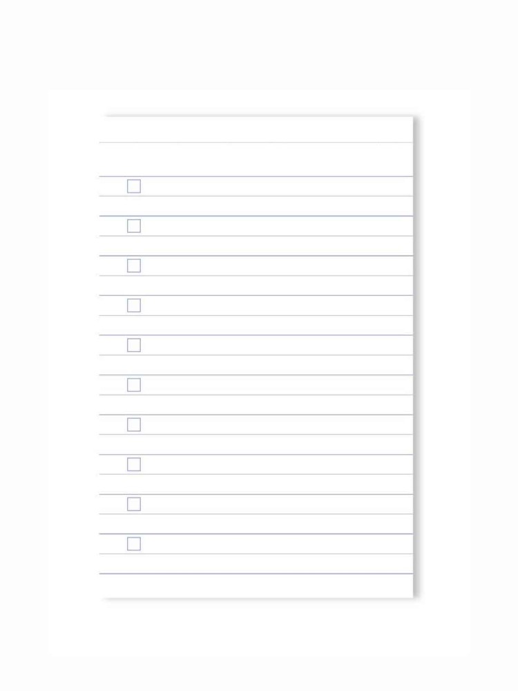 a jornal to do liste