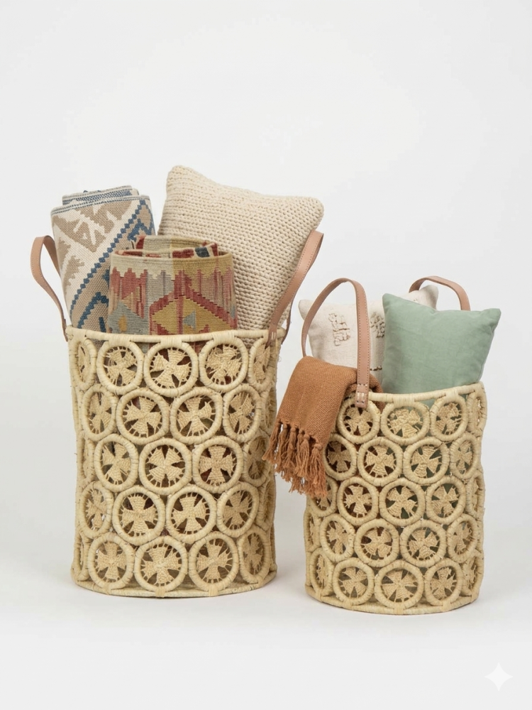 a world of craft eller afroart med kurve med hank