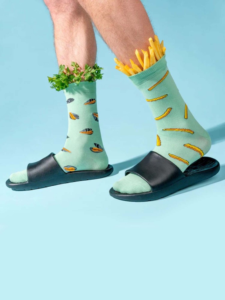 cou cou suzette moulefrites grønne strømper