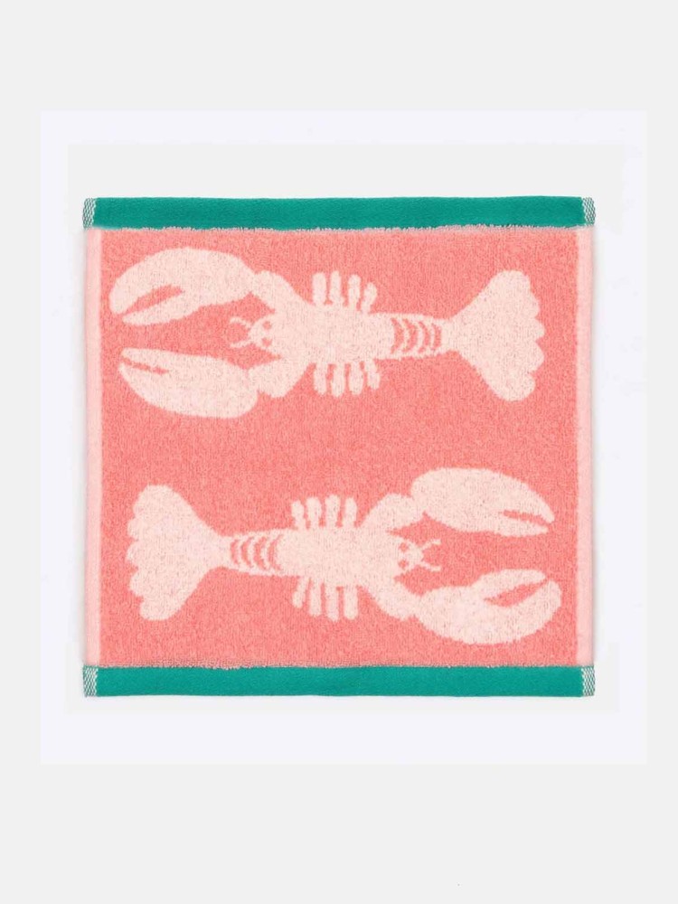 Håndklæde "Lyserød Hummer (lobster)" - Vælg - Billede 3