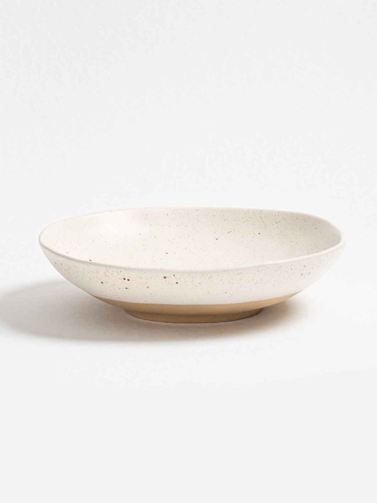 Dyb tallerken "Caelum" 23 cm - Offwhite