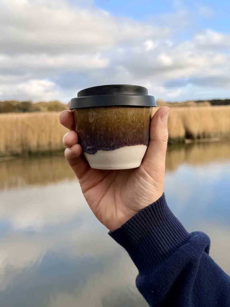 "To go" kop med låg (180 ml) - Woodbridge - Billede 3