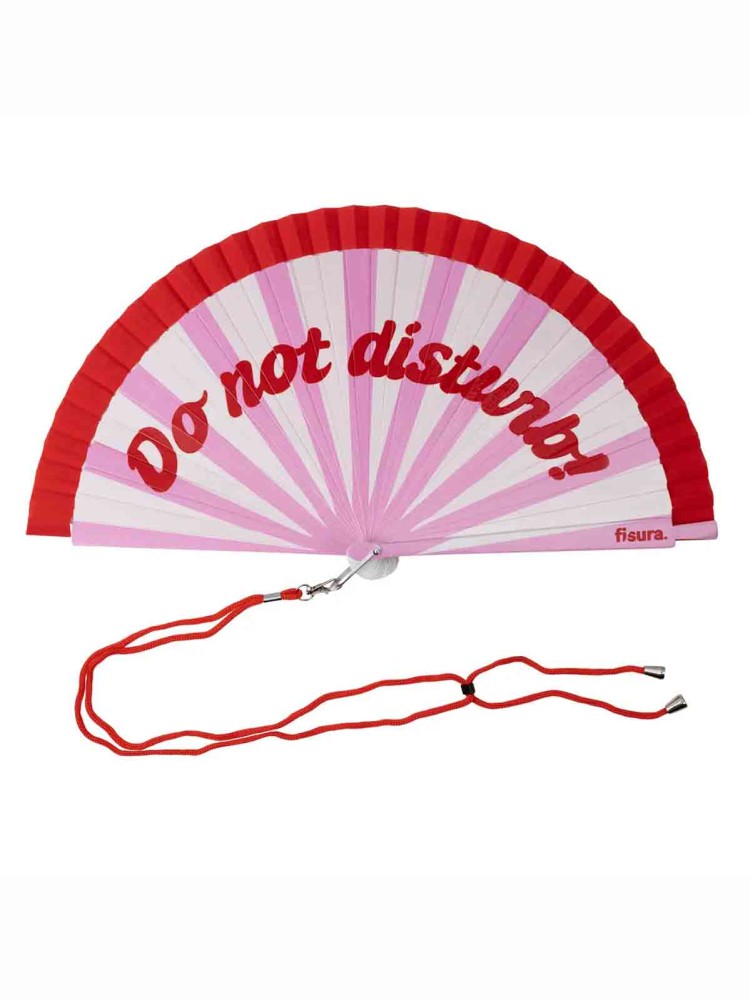 Vifte - "Do not disturb" lyserøde striber