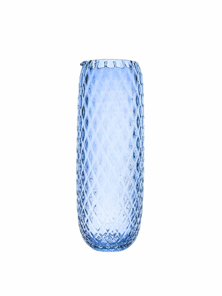 Karaffel "Daily" i harlekin (700 ml) - Babyblå