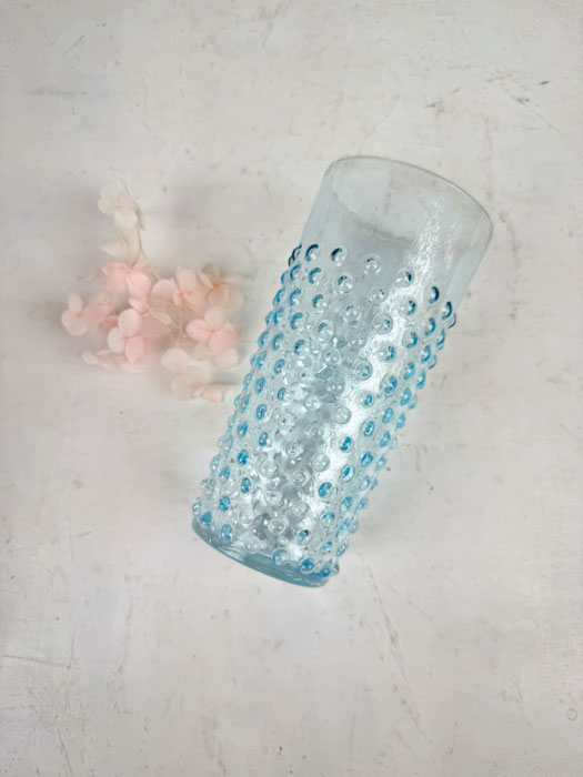 Pindsvine longdrink glas (400 ml) - Lys Azur - Billede 7