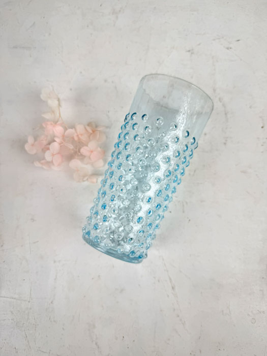 Pindsvine longdrink glas (400 ml) - Lys Azur - Billede 6